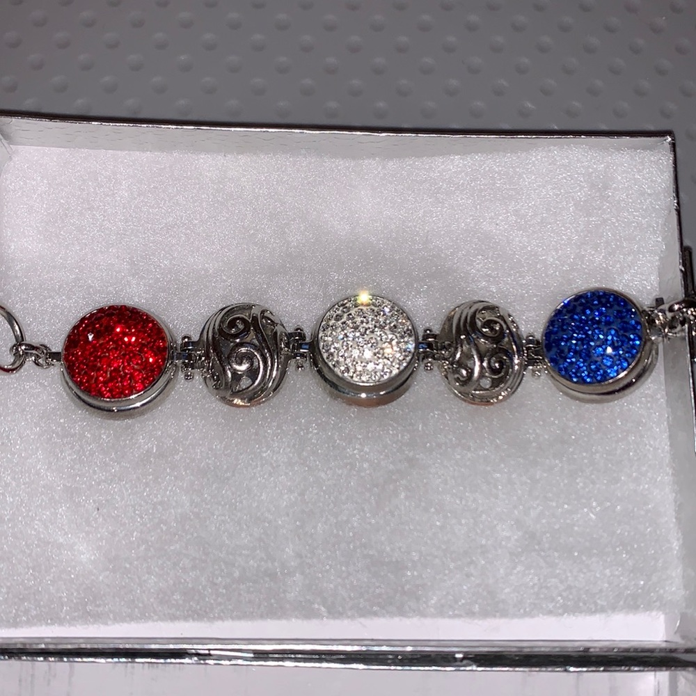 Fun Red White & Blue Bracelet